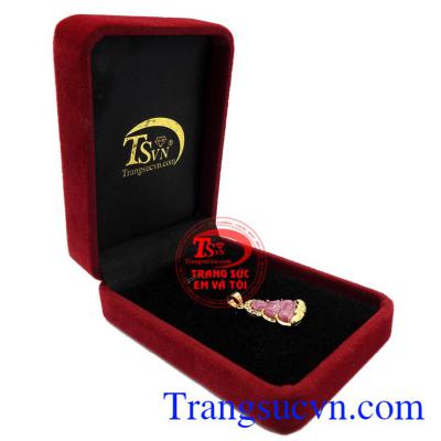 Mặt quan âm ruby đẹp
