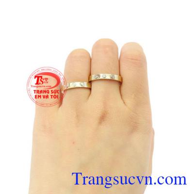 Nhẫn cưới vàng Cartier chất lượng giao hàng trên toàn quốc.