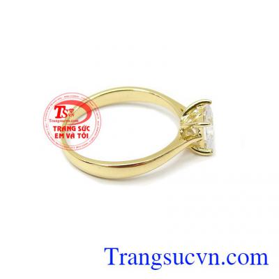 Nhẫn nữ vàng đẹp dịu dàng, bảo hành 6 tháng, giao hàng nhanh trên toàn quốc