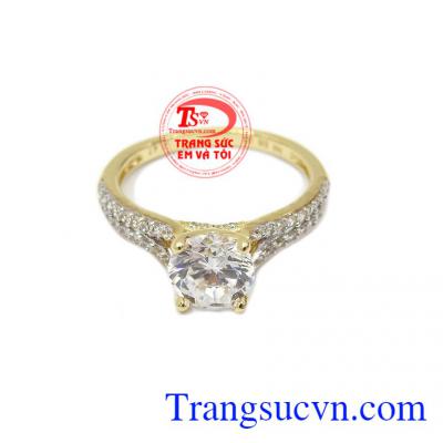Nhẫn nữ vàng hạnh phúc bảo hành 6 tháng, giao hàng nhanh trên toàn quốc