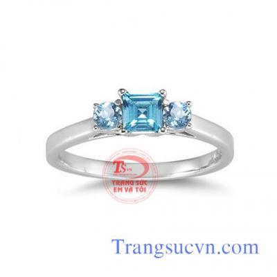 nhan topaz vang trang