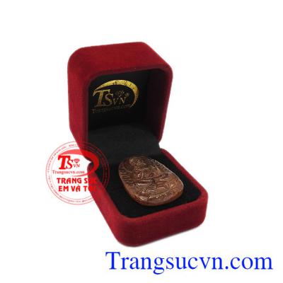 Mặt phật thạch anh tóc hợp mệnh, thích hợp cho cả nam và nữ. Phật bản mệnh tuổi tuất-hợi thạch anh tóc