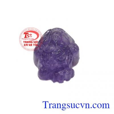 Sản phẩm thích hợp làm quà tặng cho người thân hoặc bạn bè,Thiềm thừ thạch anh tím đẹp