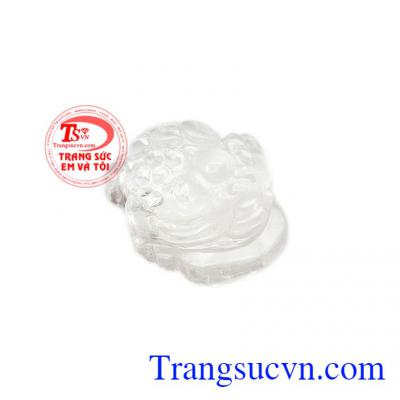 Thiềm thừ thạch anh trắng đẹp là sản phẩm được rất nhiều khách hàng ưa chuộng và tin dùng,Thiềm thừ thạch anh trắng đẹp