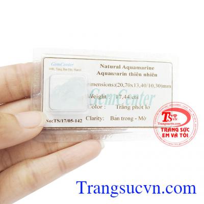 Đá quý Aquamarine 