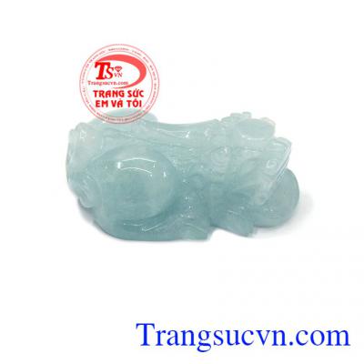 Tỳ hưu ngọc aquamarine đem lại nhiều may mắn cho người đeo