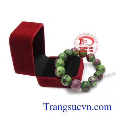 Vòng Anyolite-Zoisite Ruby ấn độ đẹp