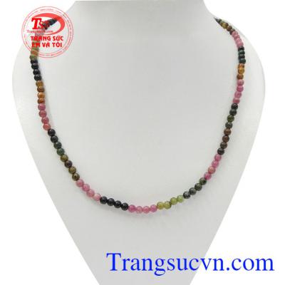 Vòng cổ Turamaline ý nghĩa đá thiên nhiên cao cấp, màu sắc đẹp, chất lượng cao