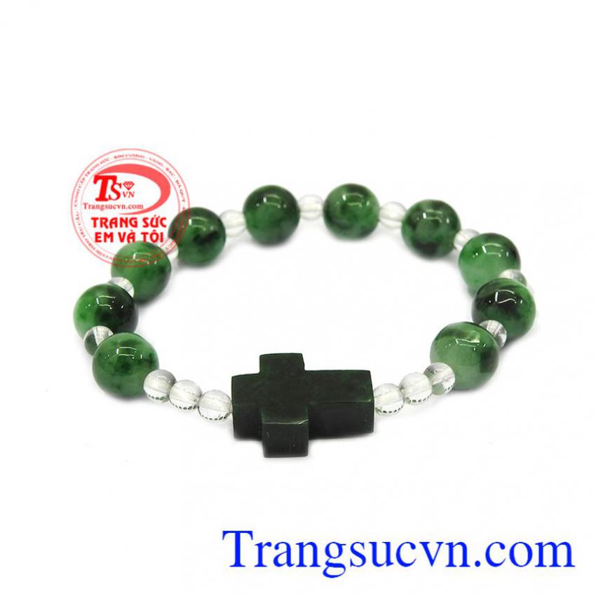 Chuỗi tay mân côi cẩm thạch đẹp