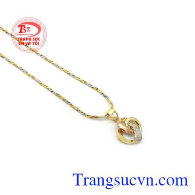 Bộ dây chuyền nữ trái tim tình yêu thương hiệu uy tín, chất lượng, giao hàng nhanh trên toàn quốc, thanh toán an toàn