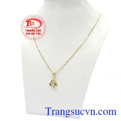 Sản phẩm thích hợp làm quà tặng cho người thân hoặc bạn bè,Bộ dây vàng nữ dịu dàng