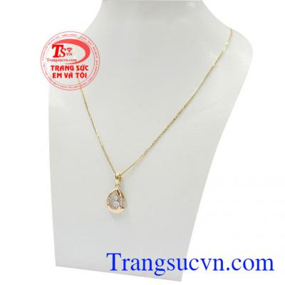 Sản phẩm thích hợp làm quà tặng cho một nửa dịu dàng của bạn,Bộ dây vàng nữ nhã nhặn