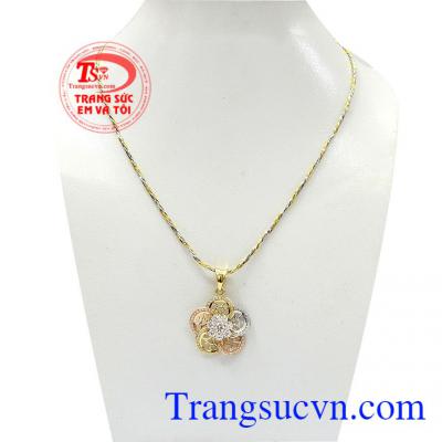 Bộ dây vàng nữ sang trọng 18k