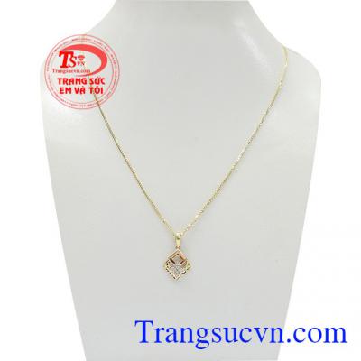 Bộ dây vàng nữ tinh tế mang đến vẻ đẹp vừa dịu dàng vừa cá tính cho người đeo,Bộ dây vàng nữ tinh tế