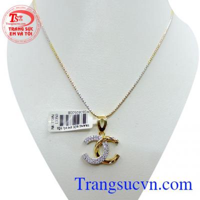 Bộ mặt dây nữ chanel đá trắng chất lượng giao hàng trên toàn quốc.