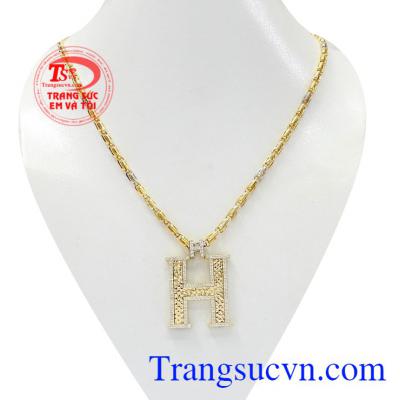 Bộ trang sức chữ H thời trang