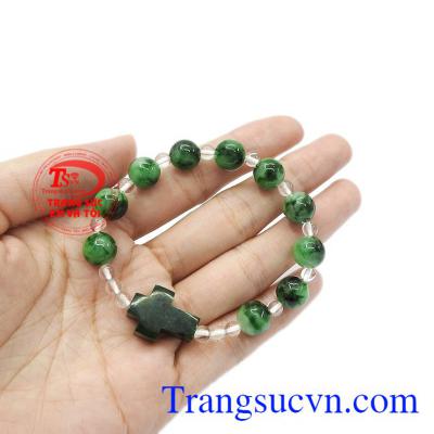 Chuỗi tay thích hợp cho cả nam và nữ, phù hợp làm quà tặng cho người thân. Chuỗi tay mân côi cẩm thạch đẹp.