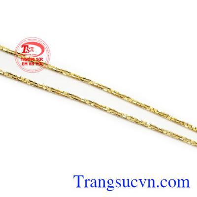 Dây chuyền nam vàng tây phong độ thương hiệu Em Và Tôi uy tín, chất lượng, bảo hành 12 tháng