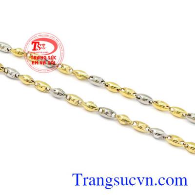 Dây chuyền vàng đẳng cấp quý ông hợp thời trang, cá tính, phong cách.
