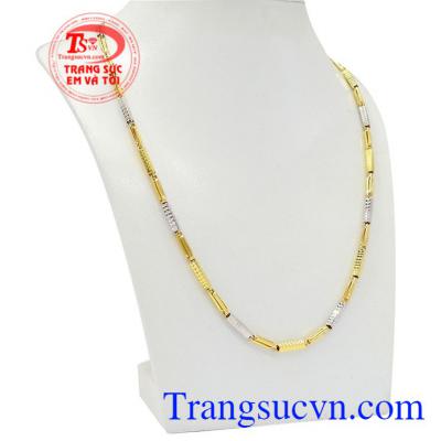 Dây chuyền vàng nam bắt mắt mới lạ, tạo phong cách riêng biệt.