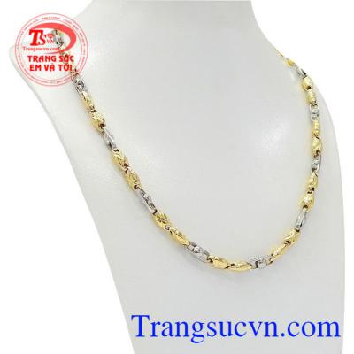 Dây chuyền vàng quý ông đẳng cấp nhập khẩu từ Italy đảm bảo chất lượng, uy tín cho người dùng.