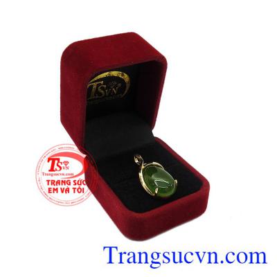 Mặt dây nephrite thiên nhiên sang trọng bảo hành uy tín, giao hàng toàn quốc. 