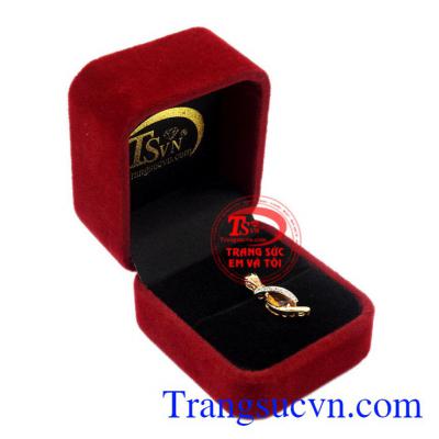 Mặt dây nữ Citrine chất lượng