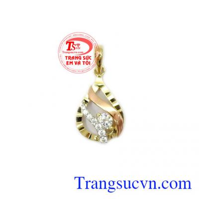 Mặt dây nữ dịu dàng 18k