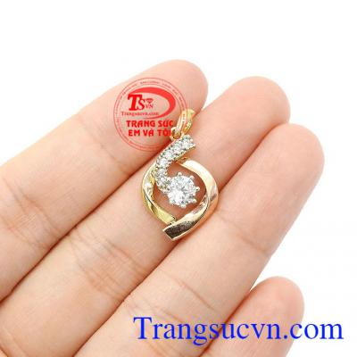 Sản phẩm uy tín, chất lượng cao, bảo hành toàn quốc,Mặt dây nữ nhỏ nhắn 18k