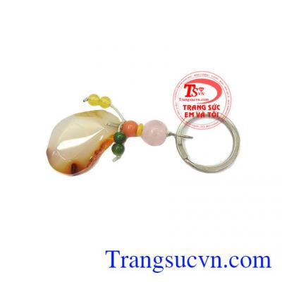 Móc khóa mã não thịnh vượng