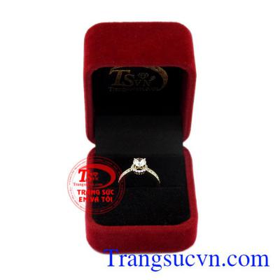 Nhẫn nữ vàng yêu thương 