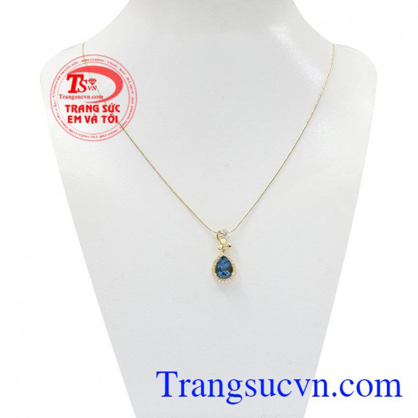 Bộ mặt dây Topaz sang trọng