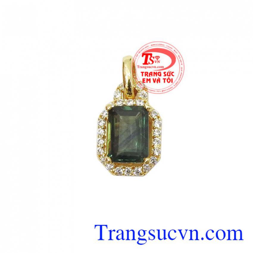 Mặt dây saphir quyền quý