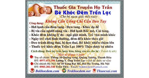 Chuốc trẻ khóc đêm