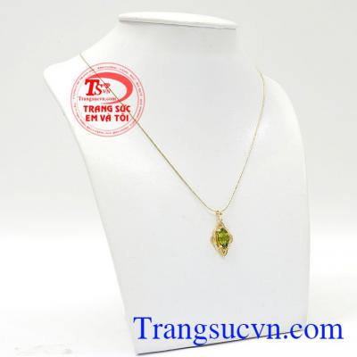 Đá Peridot hợp mệnh mang đến sự bình an và thịnh vượng,Bộ mặt dây Peridot nữ tính