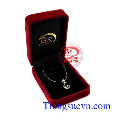Trang sức Em và Tôi nhận thiết kế các sản phẩm trang sức 3D theo yêu cầu của từng khách hàng,Bộ mặt dây Topaz sang trọng