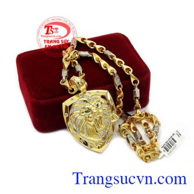 Trang sức Em và Tôi nhận thiết kế các sản phẩm trang sức 3D theo yêu cầu của từng khách hàng,Bộ trang sức sư tử dũng mãnh