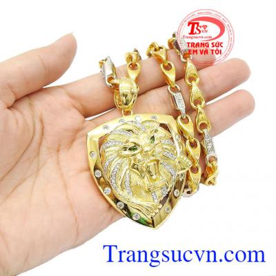 Bộ dây được nhiều khách hàng ưa chuộng và lựa chọn,Bộ trang sức sư tử dũng mãnh