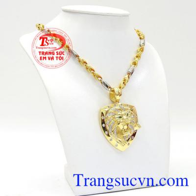 Sản phẩm khỏe khoắn, mạnh mẽ giúp phái mạnh tăng thêm sự nam tính và tự tin,Bộ trang sức sư tử dũng mãnh