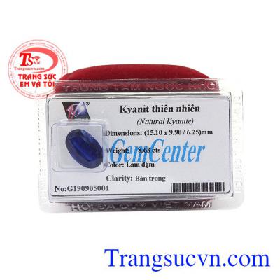 Đá kyanit thiên nhiên đẹp là một loại đá quý chưa được nhiều người biết đến. 