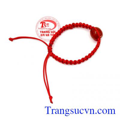 Lu thống hiện được các bạn trẻ rất ưa chuộng vì mang lại may mắn, tài lộc,Dây tết mã não xinh xắn