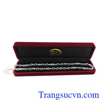 Dây chuyền bạc lịch lãm