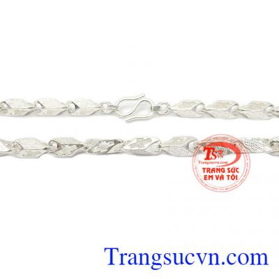 Dây chuyền bạc nam thành công mẫu mã đa dạng, dễ dàng lựa chọn