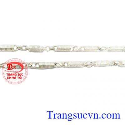Dây chuyền bạc phong cách
