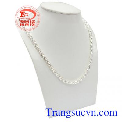 Dây chuyền nam bạc đẳng cấp là sản phẩm được các bạn nam yêu thích