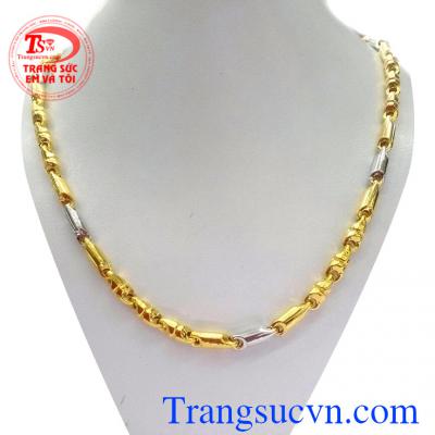 Dây chuyền nam khúc vàng đảm bảo uy tín,chất lượng dây chuyền vàng,dây vàng tây,chiếc dây chuyền khúc vàng nam,dây chuyền nam đẹp,vòng cổ nam