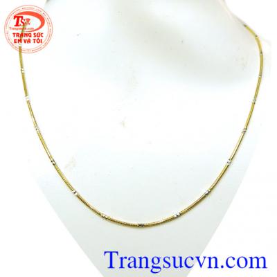 Dây chuyền nữ vàng Italy 10k