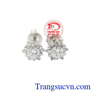 Hoa tai bông hoa vàng trắng là sản phẩm cao cấp được nhập từ Hàn Quốc, chất lượng đảm bảo