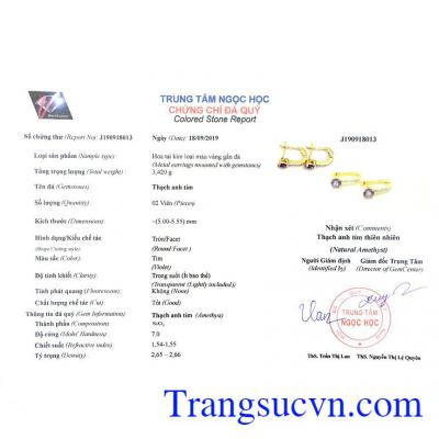 Giấy kiểm định đá quý