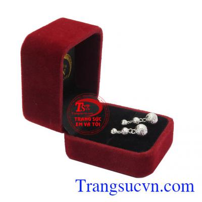 Hoa tai vàng tây dành cho nữ kiểu tinh tế, đeo hoa tai hợp thời trang